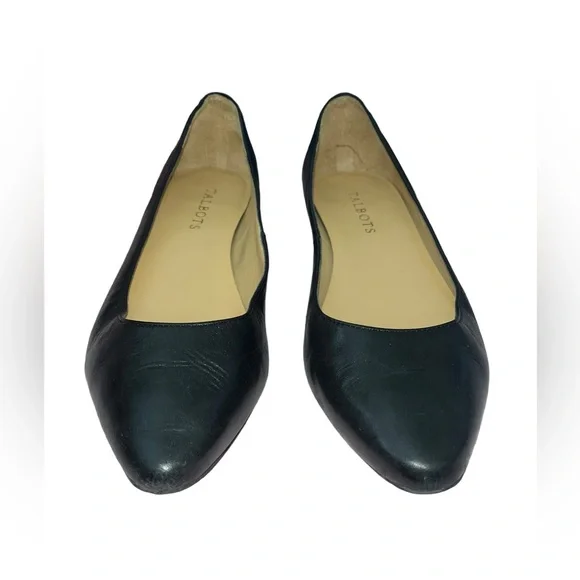 Talbots Black Flats Ballet Shoes Size 7M - Picture 3 of 6